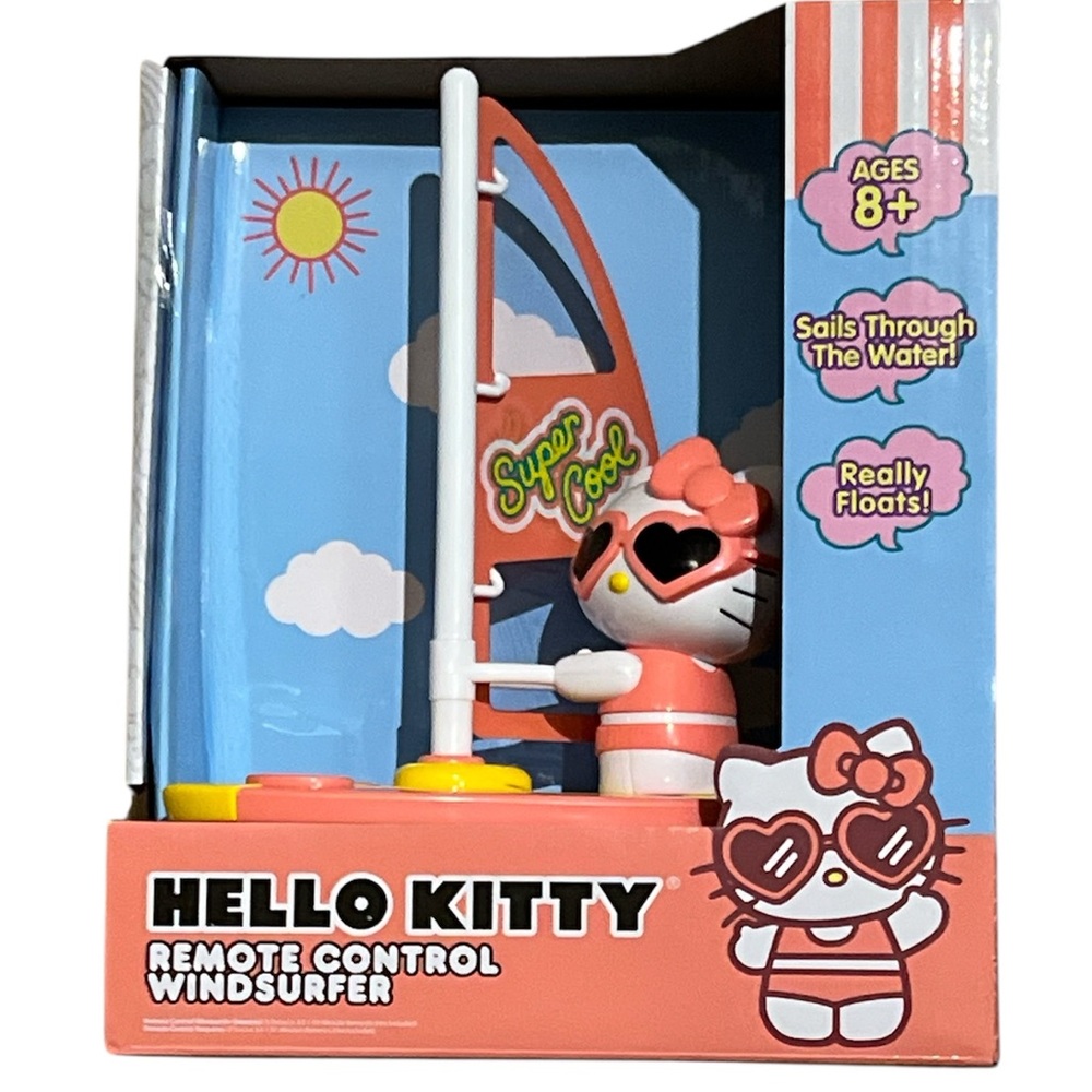 Hello Kitty Remote Control Windsurfer Toy NIB